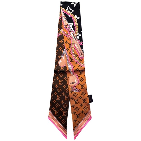 Louis Vuitton Accessories - Louis Vuitton Ultimate Monogram BB Bandeau Silk Scarf